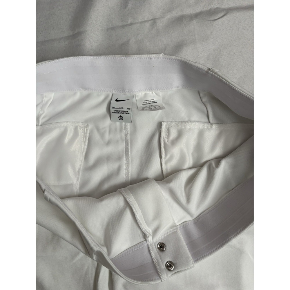 NEW Nike Vapor Select Pro Baseball Pants Men's XXLarge White Black FZ1369-100 - Picture 7 of 10